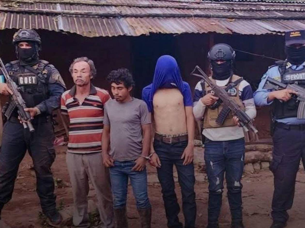Capturan a tres sospechosos por masacre en Santa Rita, Copán