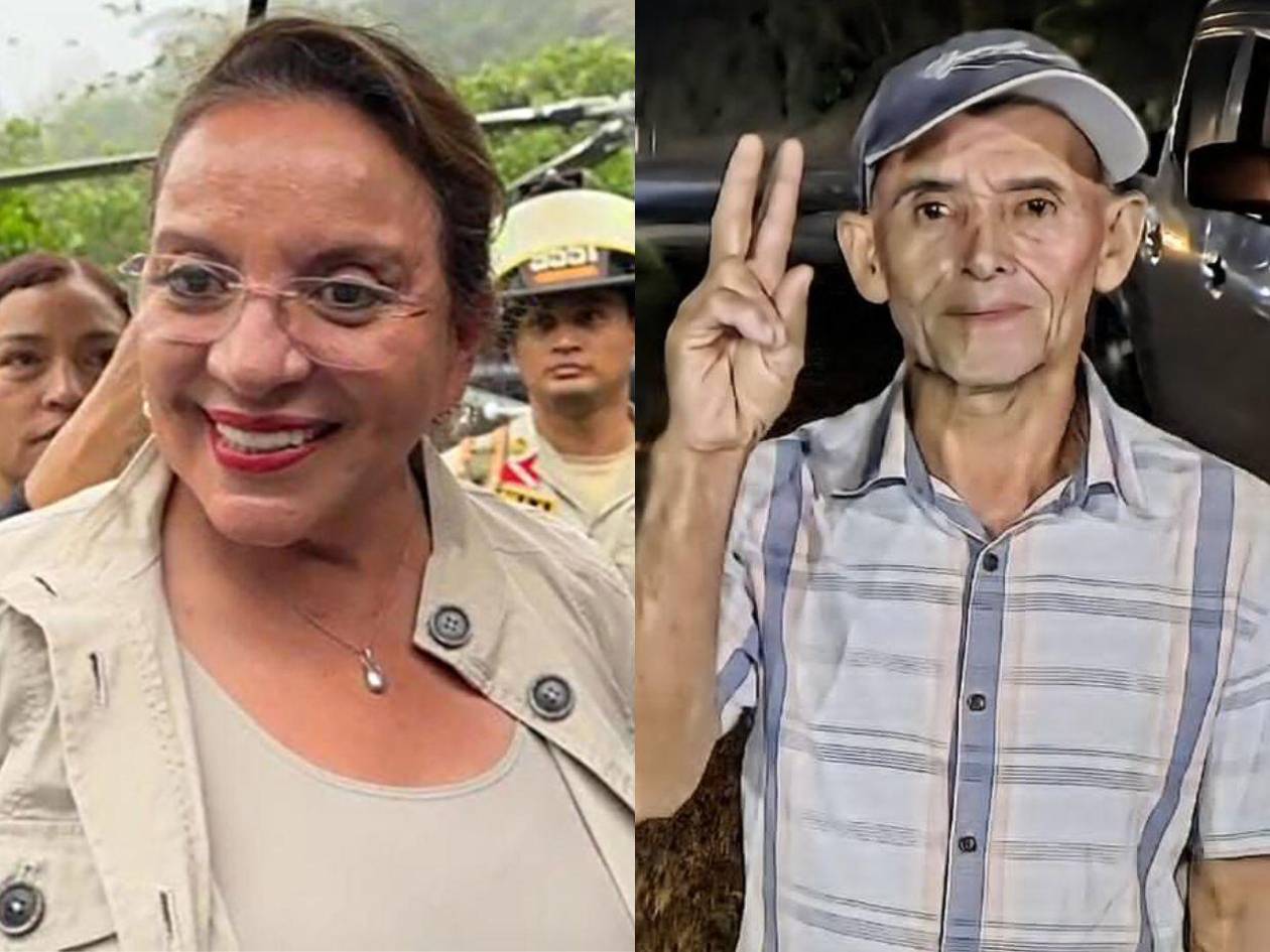 Xiomara Castro entrega L40,000 a agricultor afectado por aterrizaje forzoso en una milpa