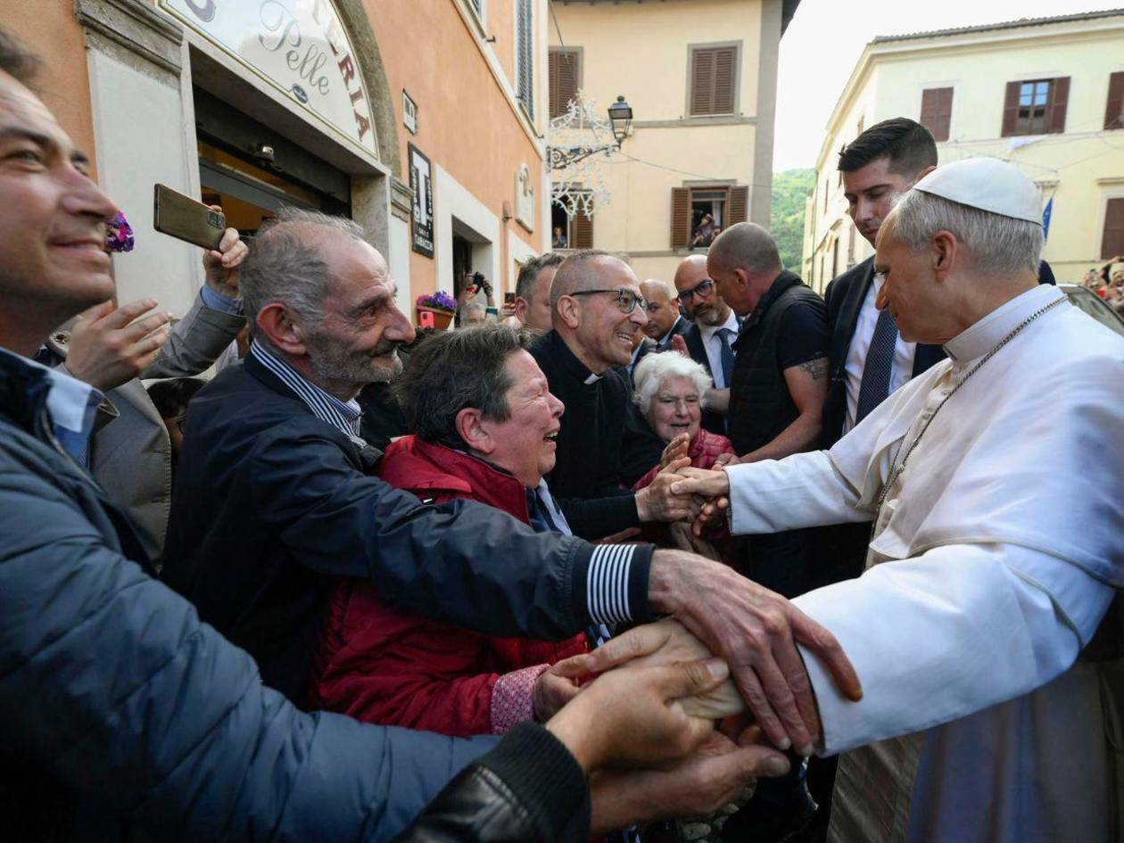 La sorpresiva visita del Papa León XIV a santuario agustino en las afueras de Roma