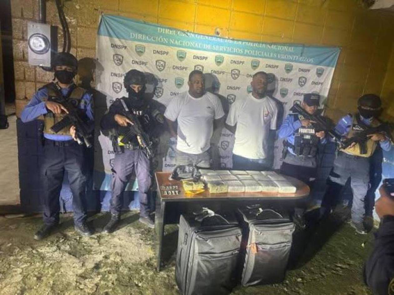 Dos hondureños capturados con 308 mil dólares en la frontera con Nicaragua
