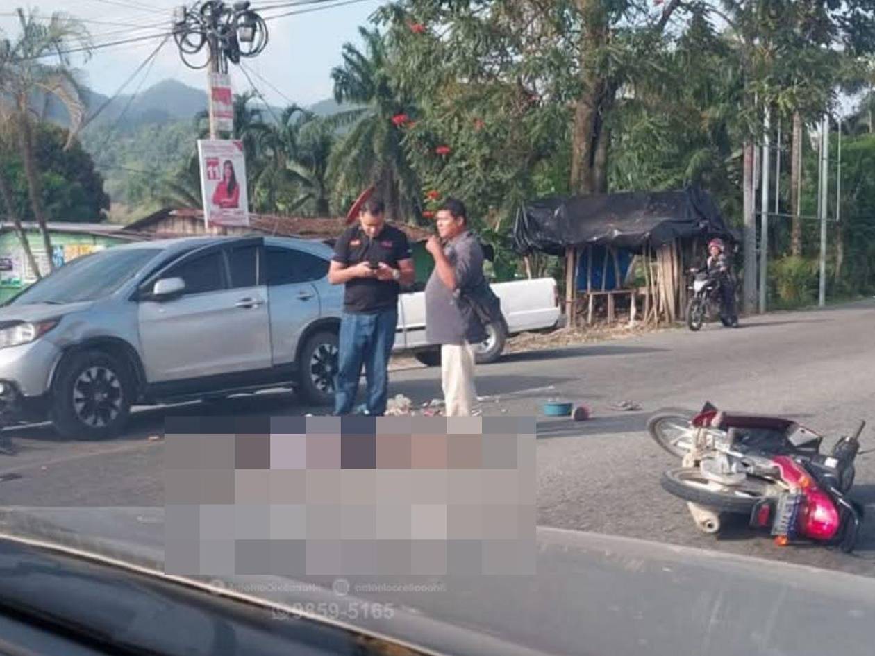 Menor sobrevive a accidente de motocicleta en La Masica, Atlántida