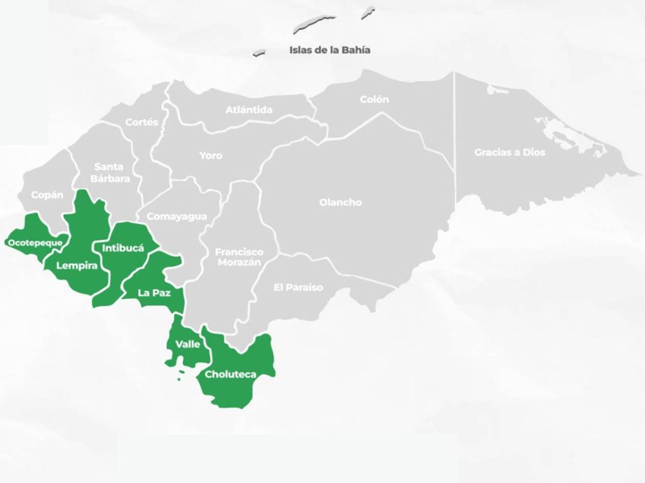 Declaran alerta verde en seis departamentos del suroccidente de Honduras por 48 horas
