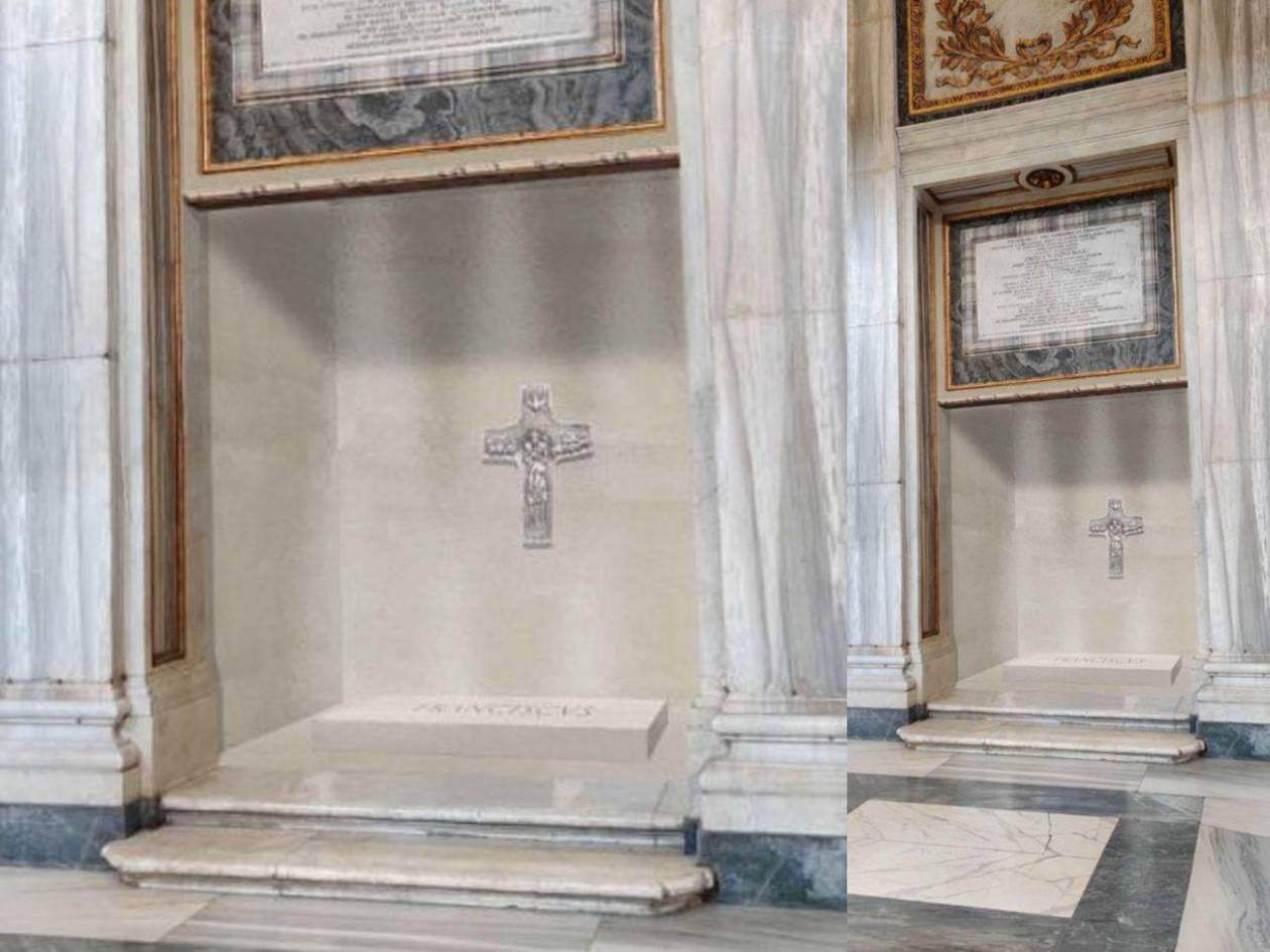 Lápida del papa Francisco en Santa María la Mayor será de mármol italiano