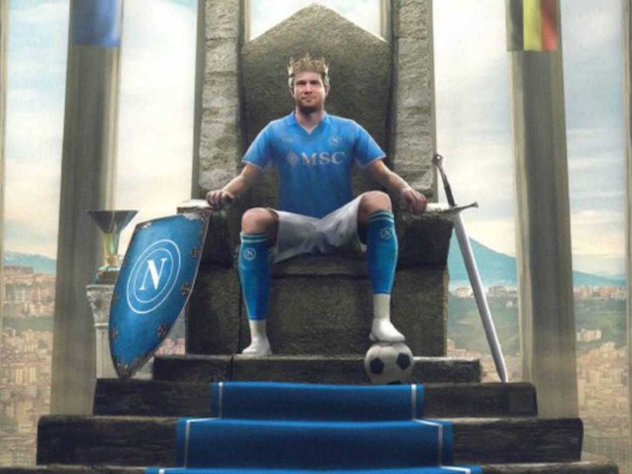 Kevin De Bruyne es nuevo jugador del Nápoles de Italia