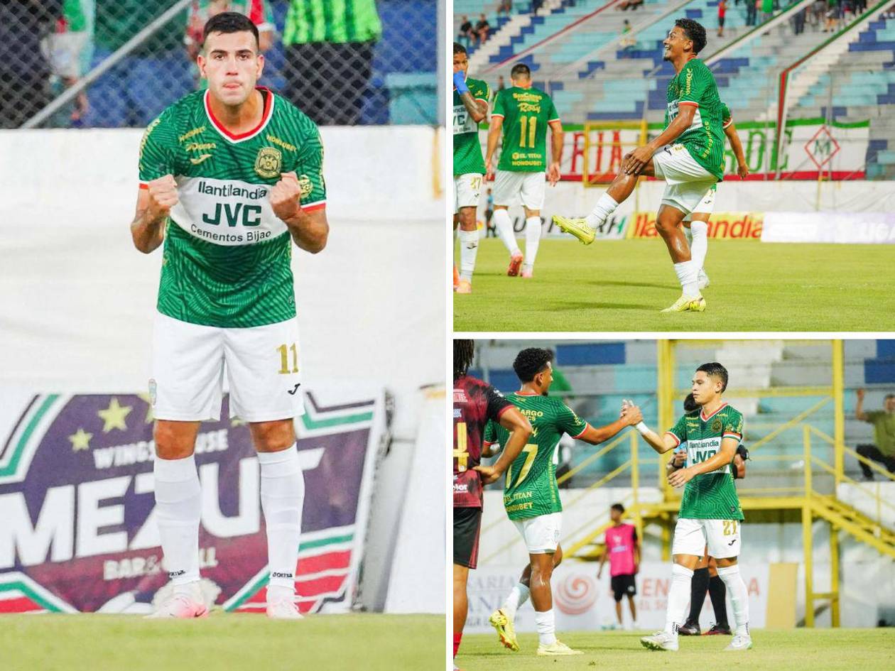 Marathón goleó sin problemas al Choloma para asentarse en el segundo lugar