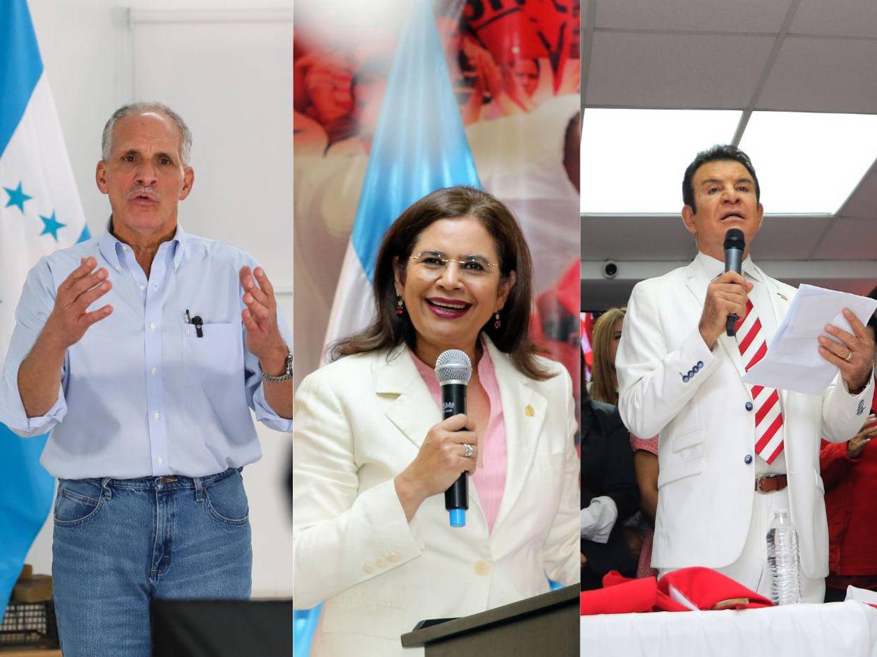 Nasralla, Asfura y Rixi: uno será el próximo presidente