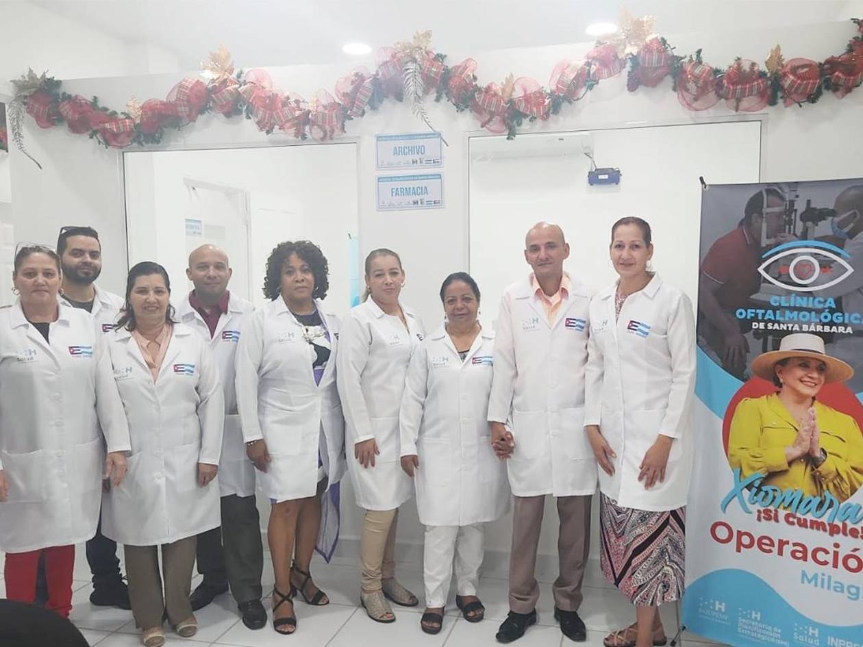 Gobierno inaugura centro oftalmológico en San José de Colinas, Santa Bárbara