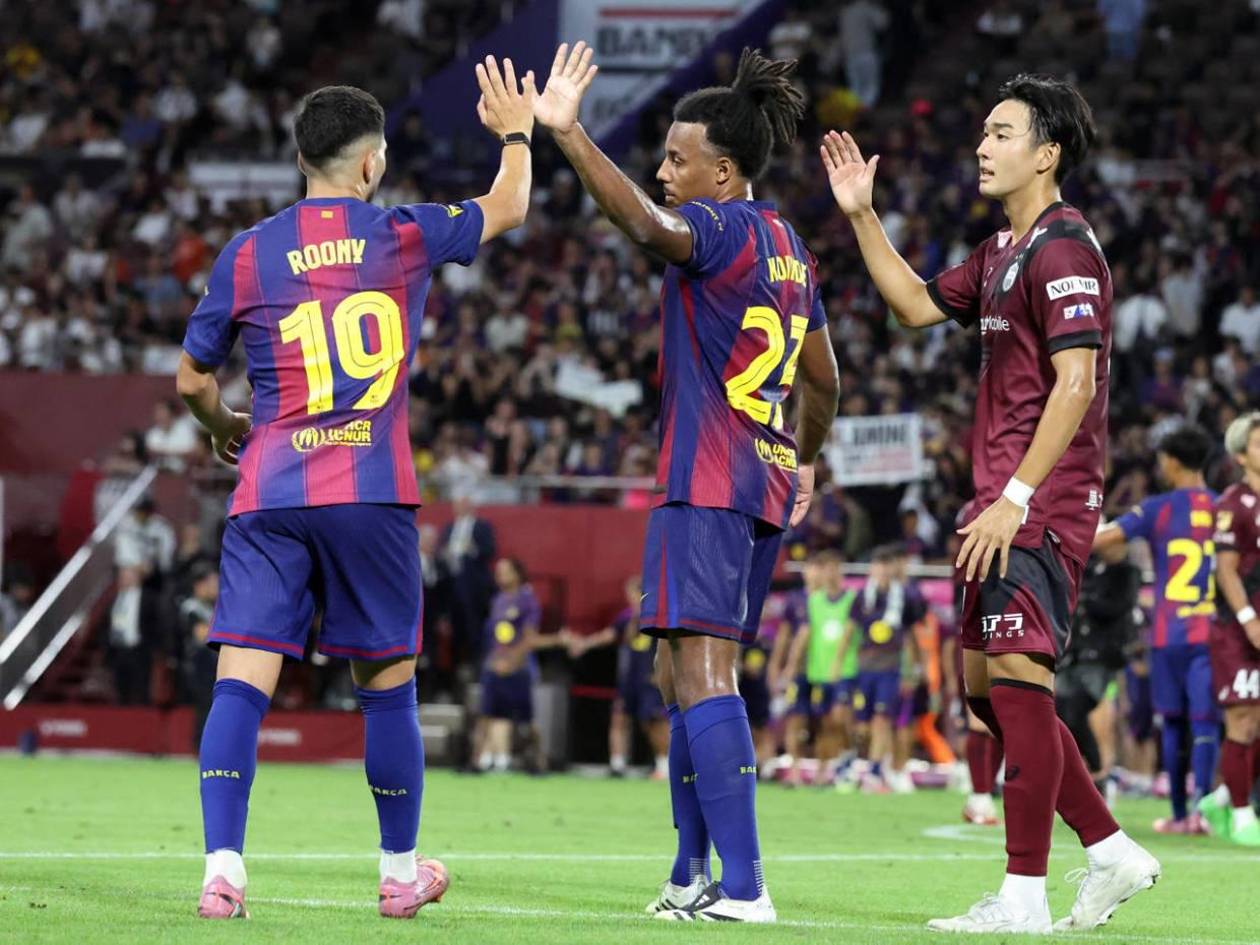 El Barcelona de Hansi Flick derrota al Vissel Kobe en su gira por Japón ¿y Rashford?
