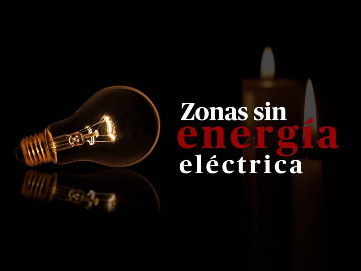 Cortes de luz este miércoles 9 de abril: zonas afectadas en Honduras