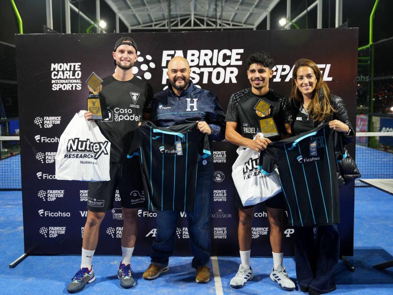 Honduras se luce como sede del torneo de pádel Fabrice Pastor Cup 500