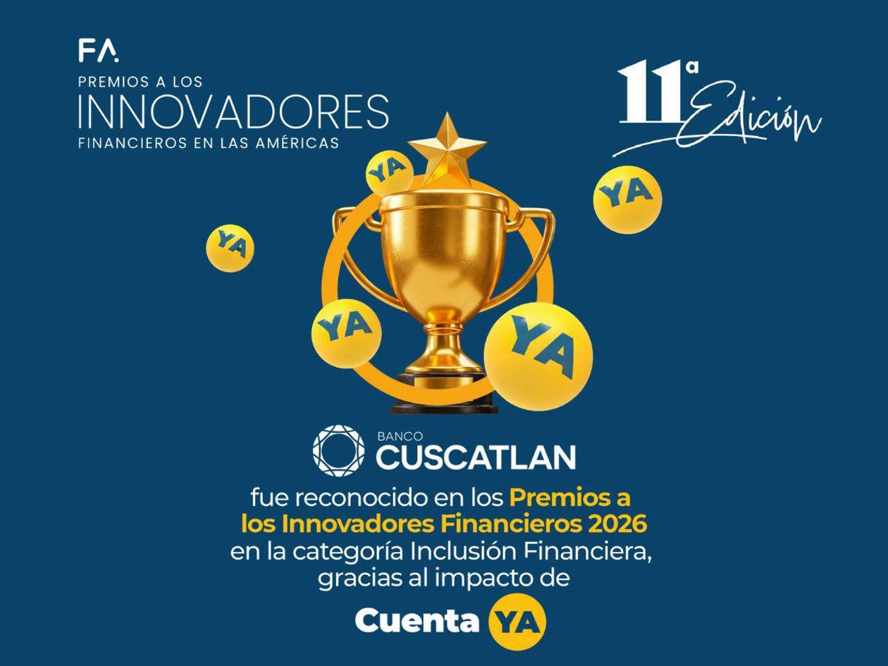 Banco CUSCATLAN recibe el Premio Oro a los Inovadores Financieros en las Américas 2026