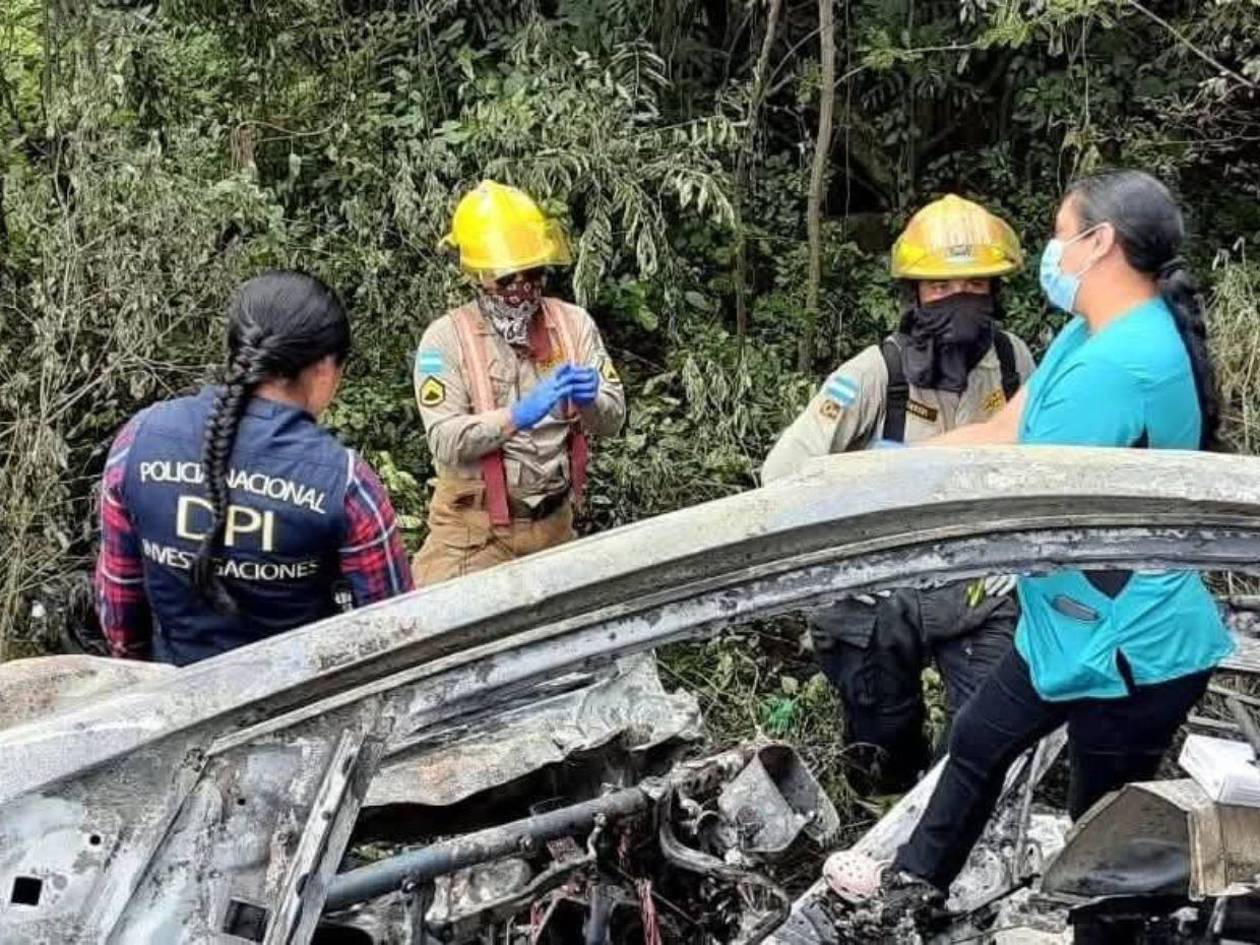 Carbonizado en el interior de su vehículo muere adulto mayor en Intibucá