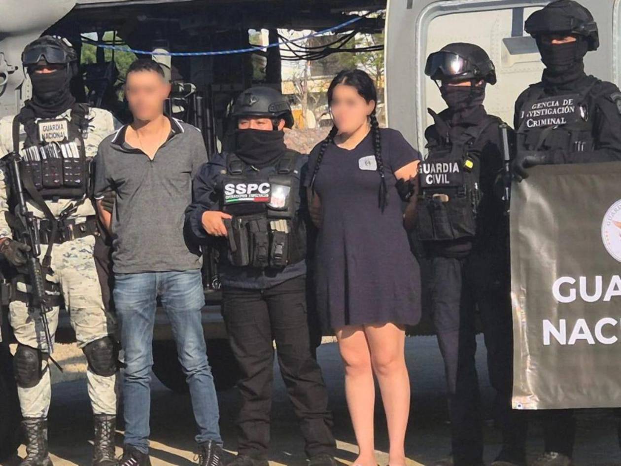 Detienen en Michoacán a pareja del líder del cartel Los Blancos de Troya
