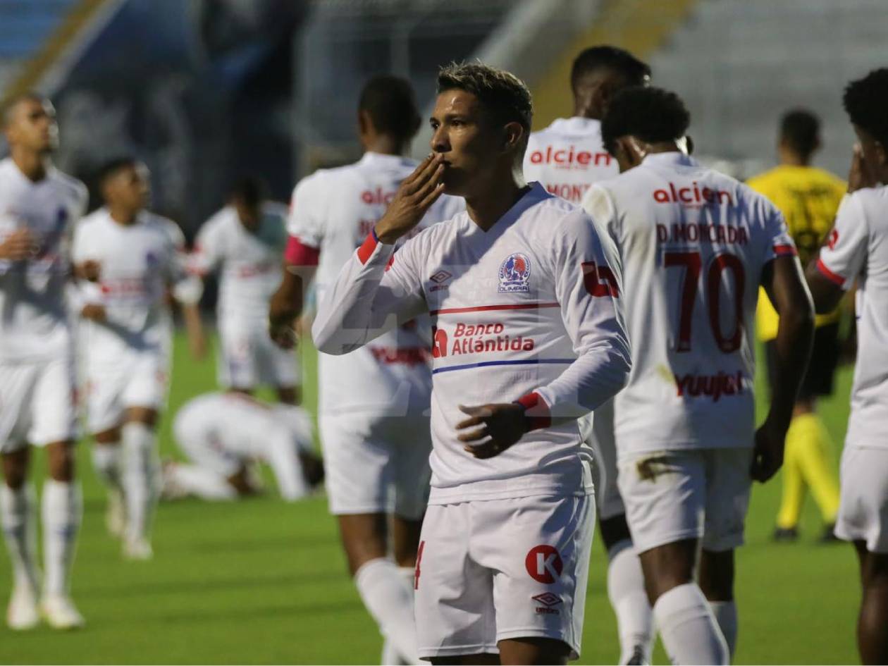 Olimpia en un apretado partido derrota a un Real España que no aprovechó sus oportunidades