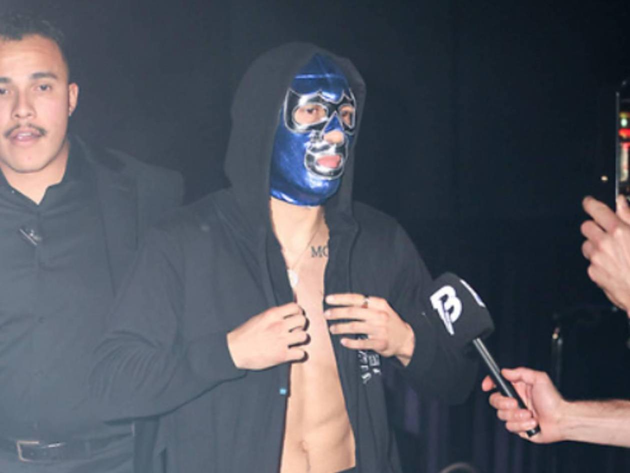 ¿Por qué usa máscara? Teófimo López pasa por la balanza y está listo para enfrentar a Barboza