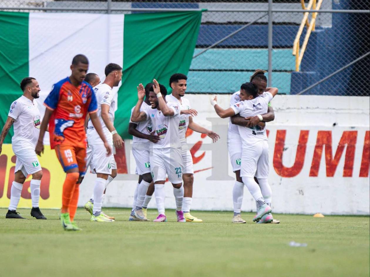 Platense sigue por buen camino y goleó a Lobos UPFNM en el Morazán de San Pedro Sula