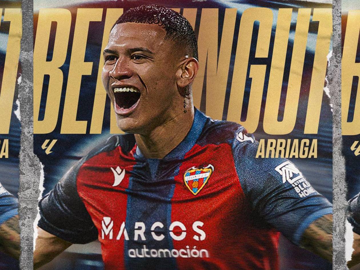 ¡Oficial! Levante ficha a Kervin Arriaga y jugará en la primera división de España