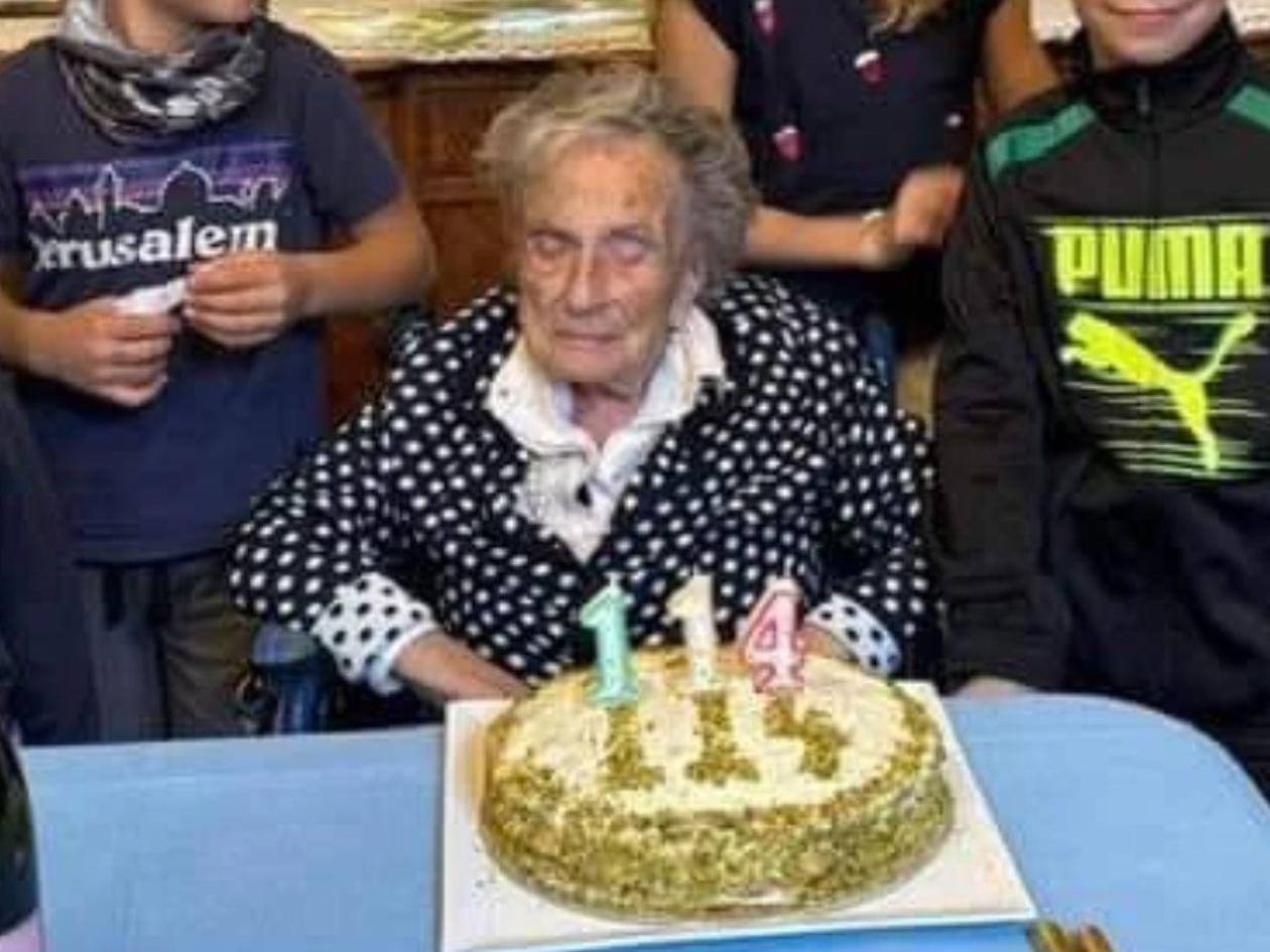 Murió Claudia Baccarinni, la mujer más anciana de Italia