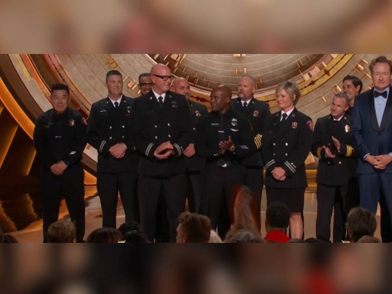 Premios Oscar 2025 rinden honor a los bomberos de Los Ángeles