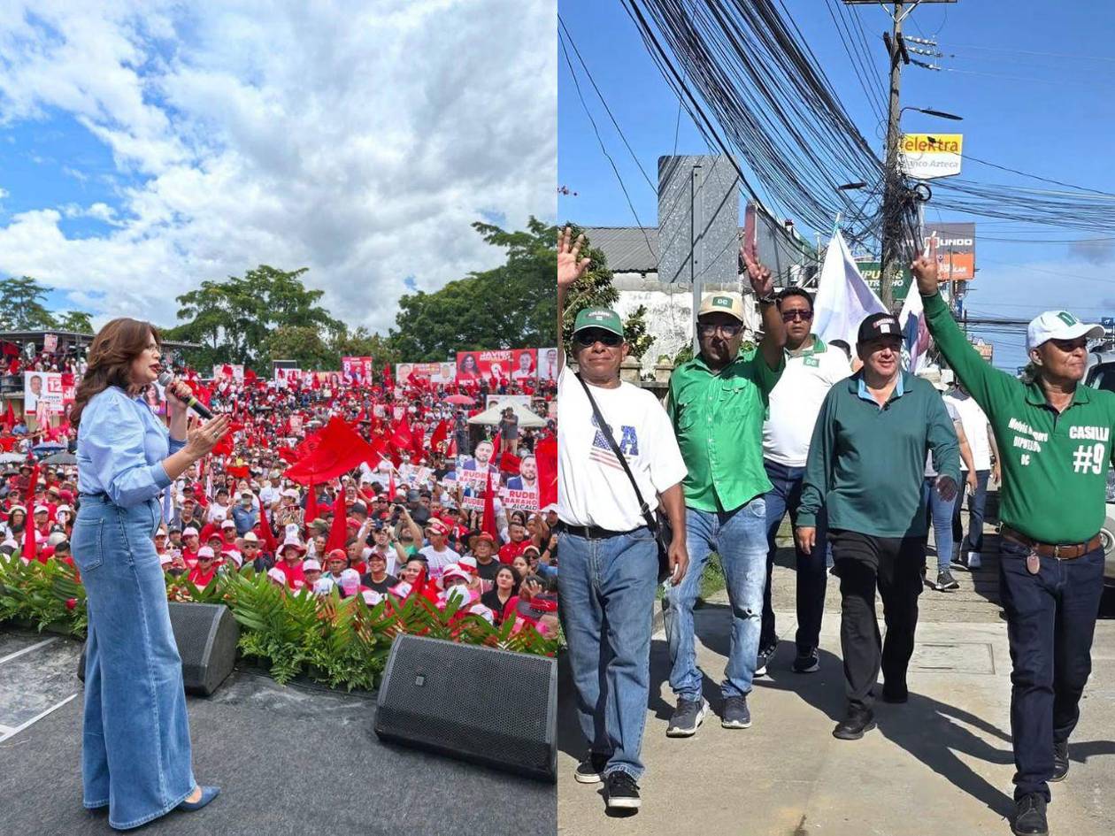 ¿Qué lugares visitaron los candidatos presidenciales este sábado?