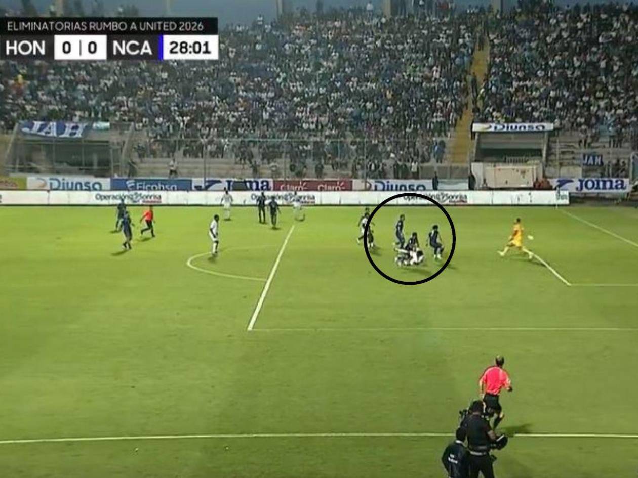 Video: El penal que reclamó Honduras por un agarrón contra Luis Palma