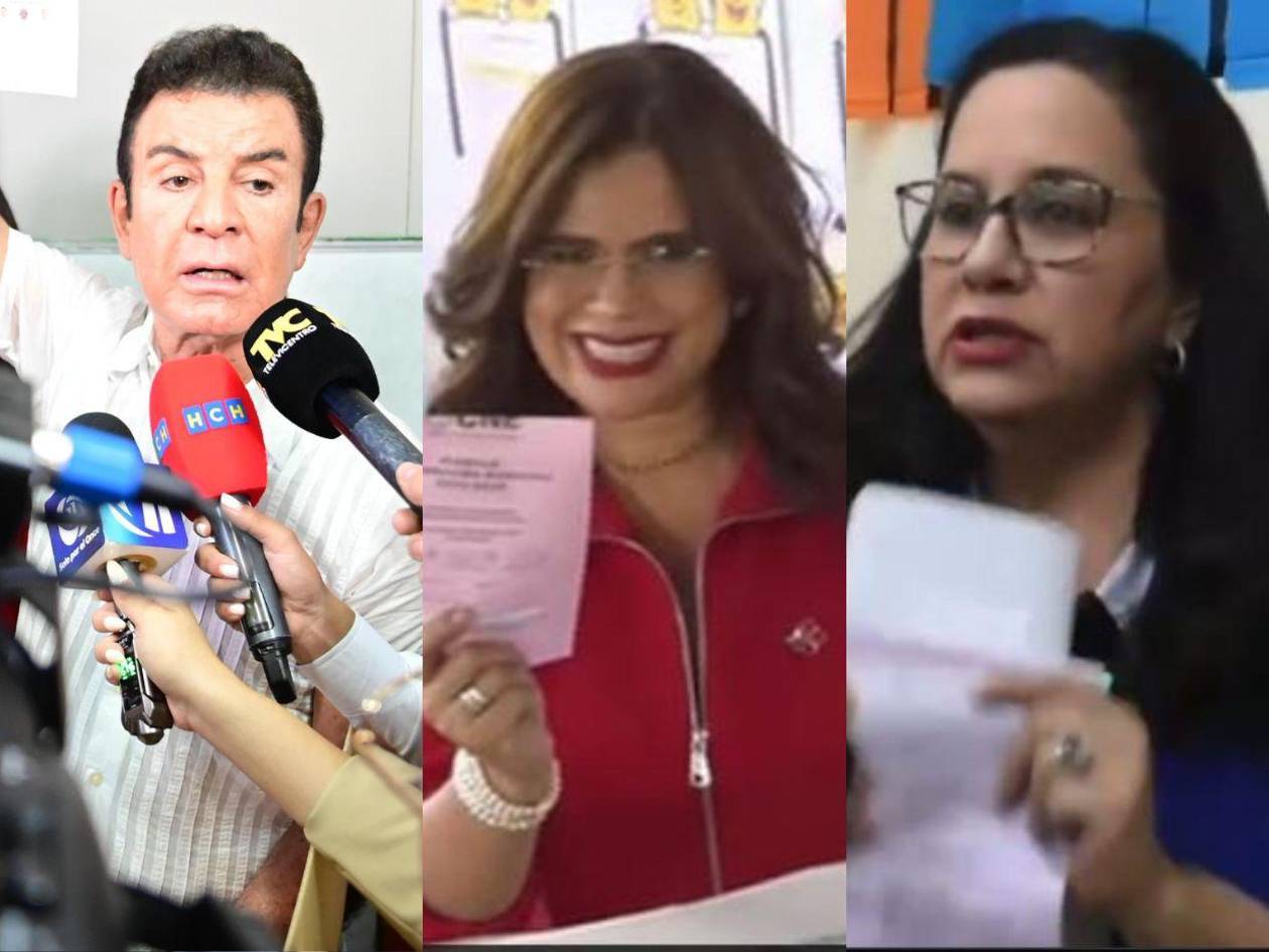 Rixi, Nasralla, Luis Zelaya y Ana García fueron los primeros presidenciables en votar