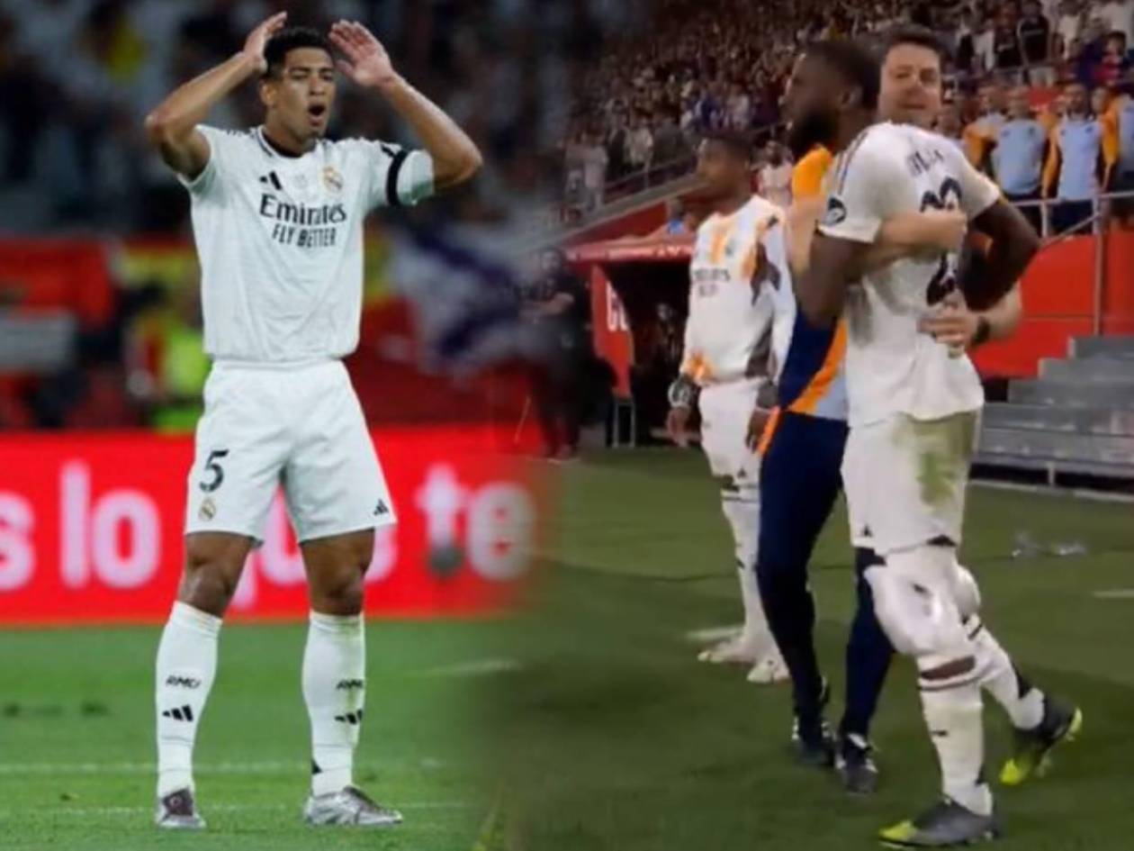 Lo que escribió en el acta del partido el árbitro por acción de Rüdiger, Bellingham y Lucas Vázquez
