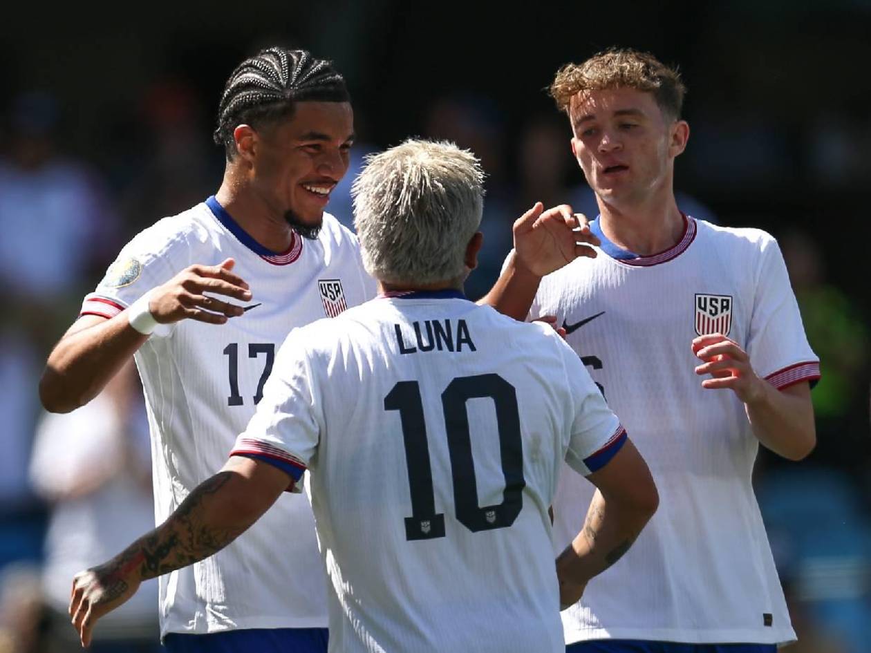 Estados Unidos le propina tremenda paliza a Trinidad y Tobago en debut de Copa Oro 2025