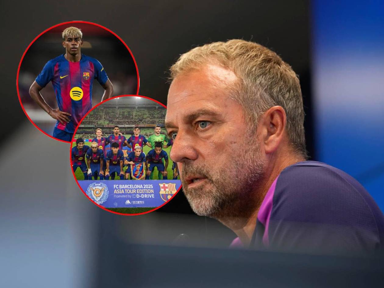 Hansi Flick atiza contra Barcelona y opina sobre Lamine Yamal: No estoy demasiado contento