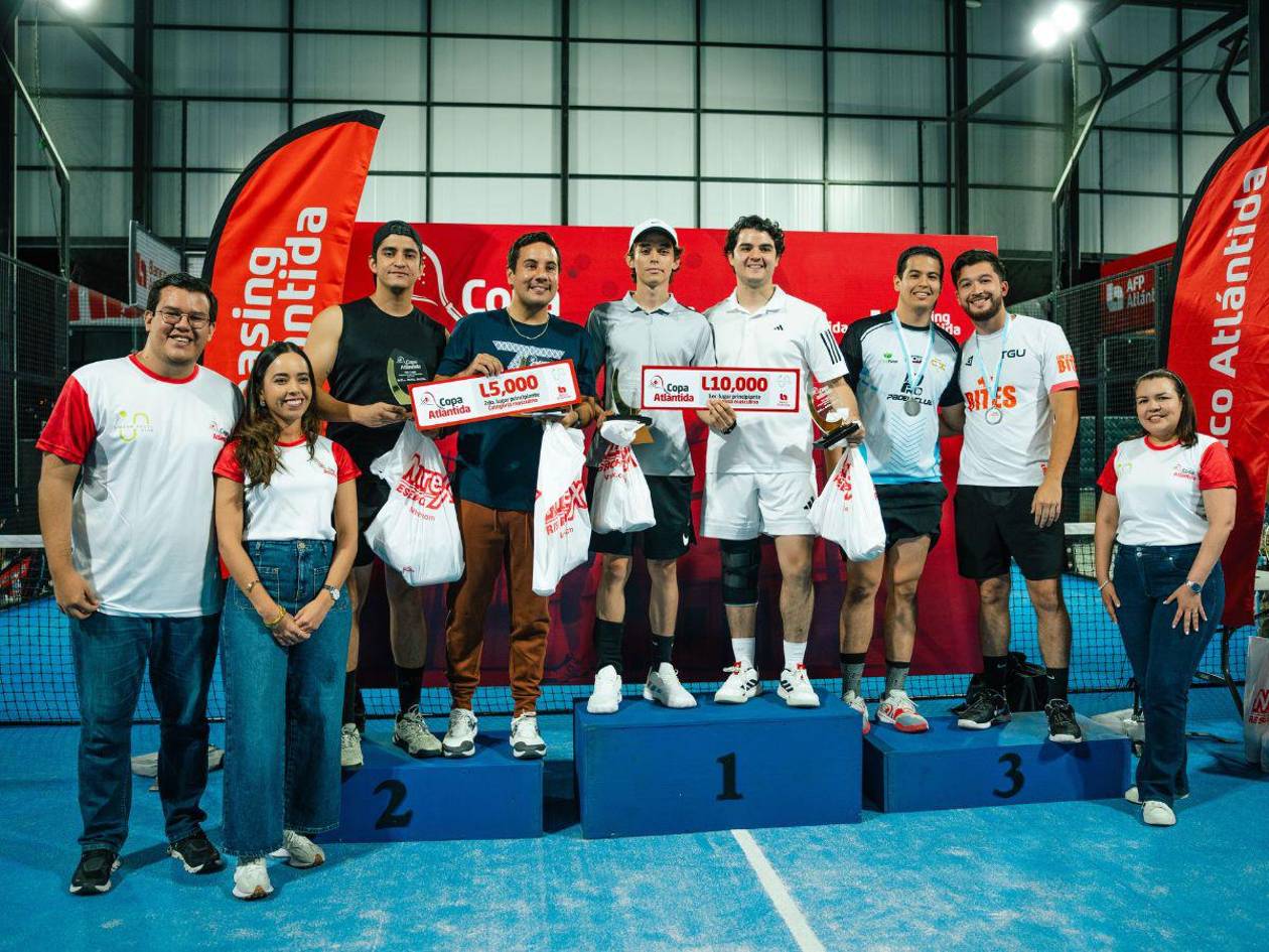 Banco Atlántida celebró la clausura de la Copa Atlántida de Pádel por todo lo alto