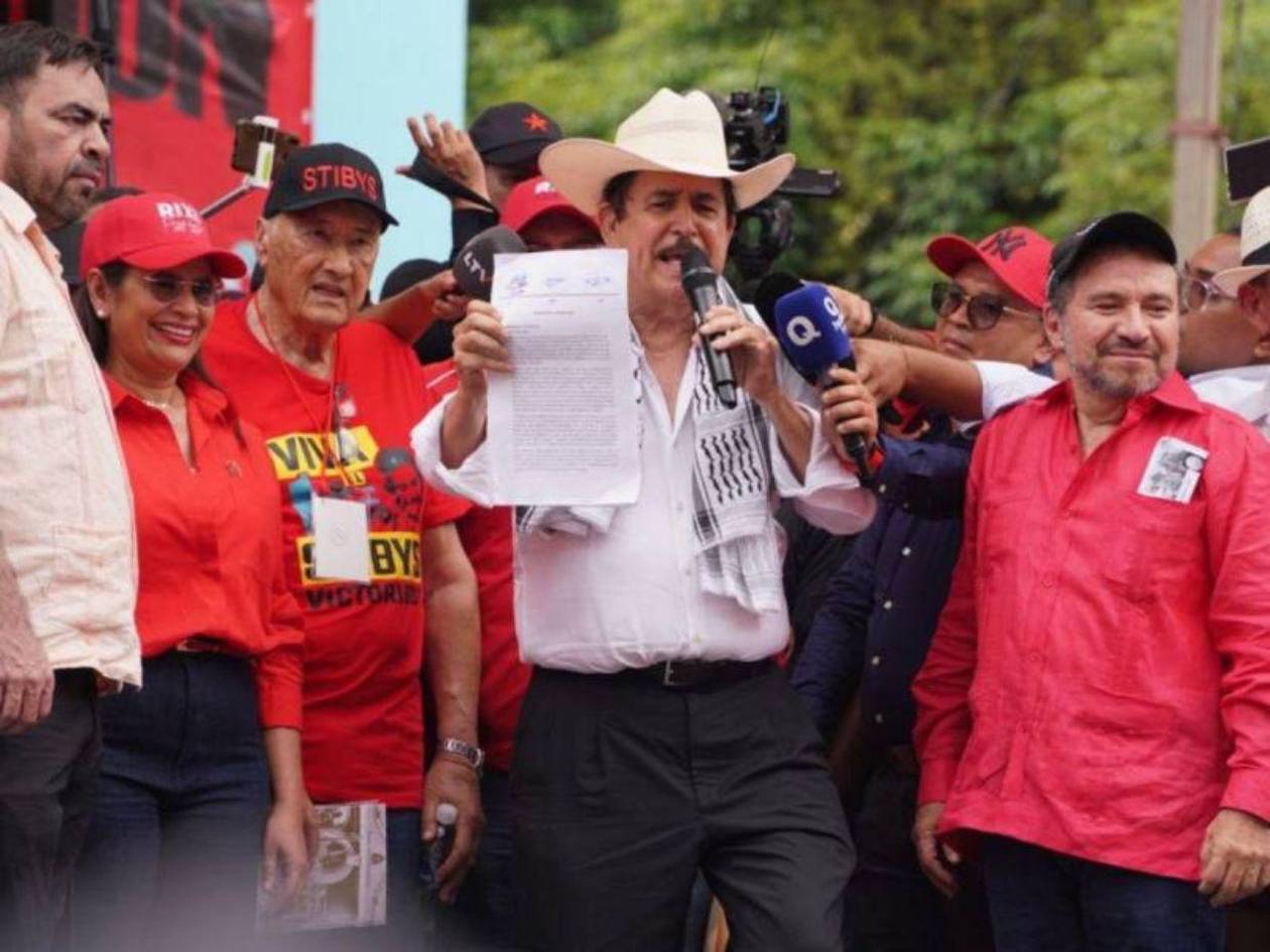 Mel Zelaya convoca a Libre a asistir al estadio Chelato Uclés para los desfiles patrios 2025