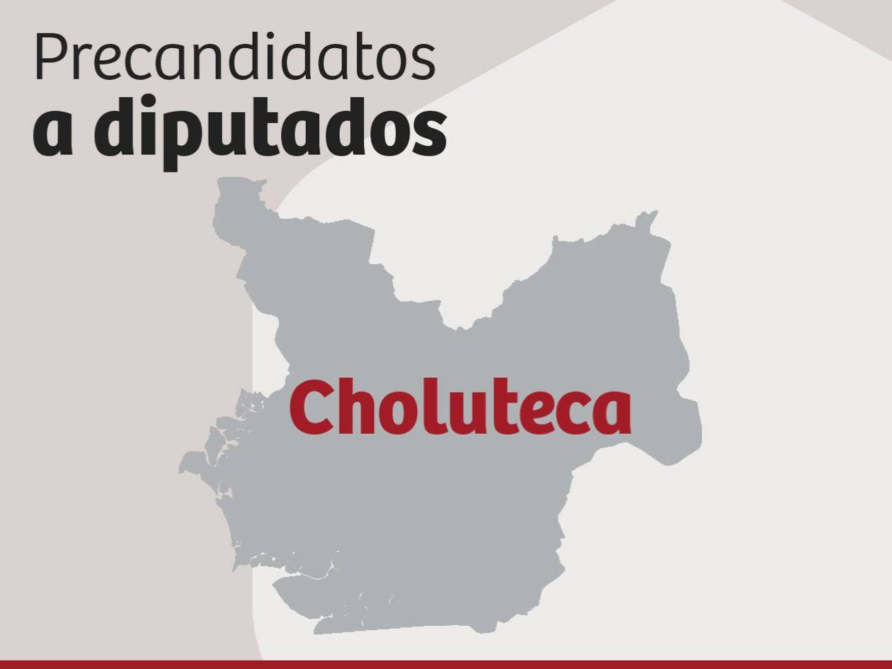 Precandidatos a diputados en las elecciones primarias por Choluteca
