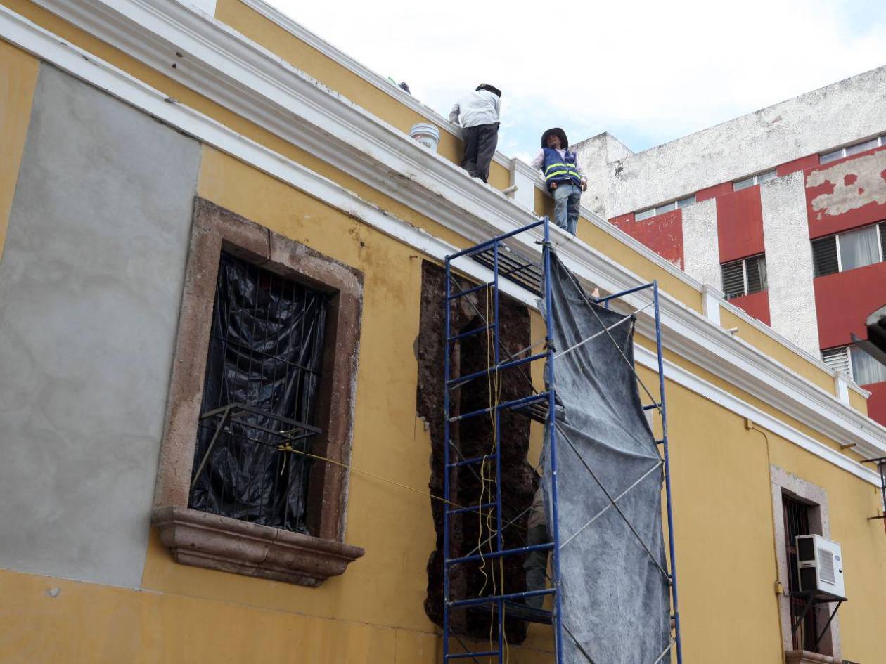Biblioteca Nacional Juan Ramón Molina remodelacion tuverias