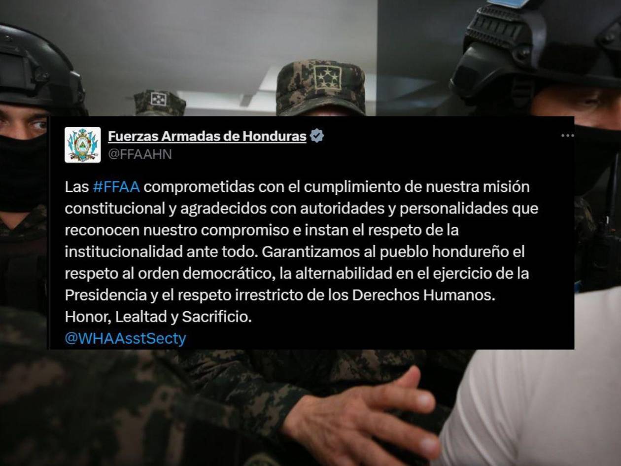 FF AA agradece reconocimiento del Buró del Hemisferio Occidental que en realidad era para el pueblo
