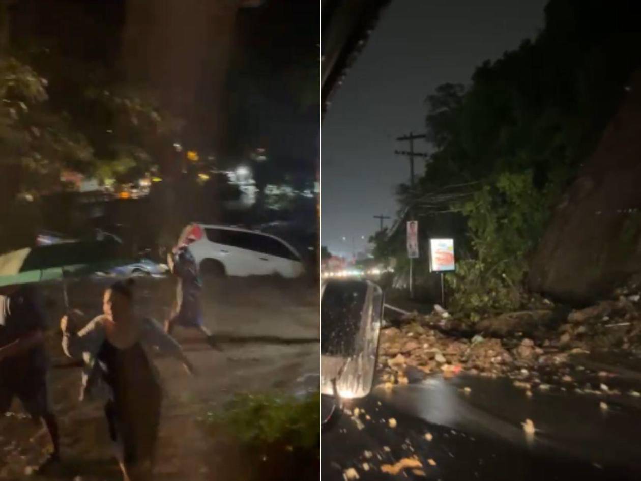 Una persona muerta, derrumbes, inundaciones y vehículos arrastrados por ríos: lluvias causan estragos en la capital