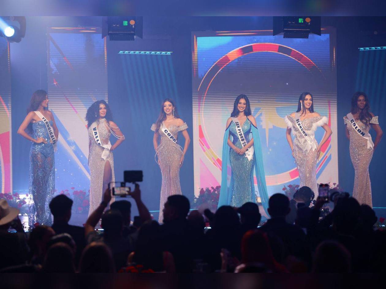 Así quedó el top 6 de finalistas del Miss Honduras Universo 2025