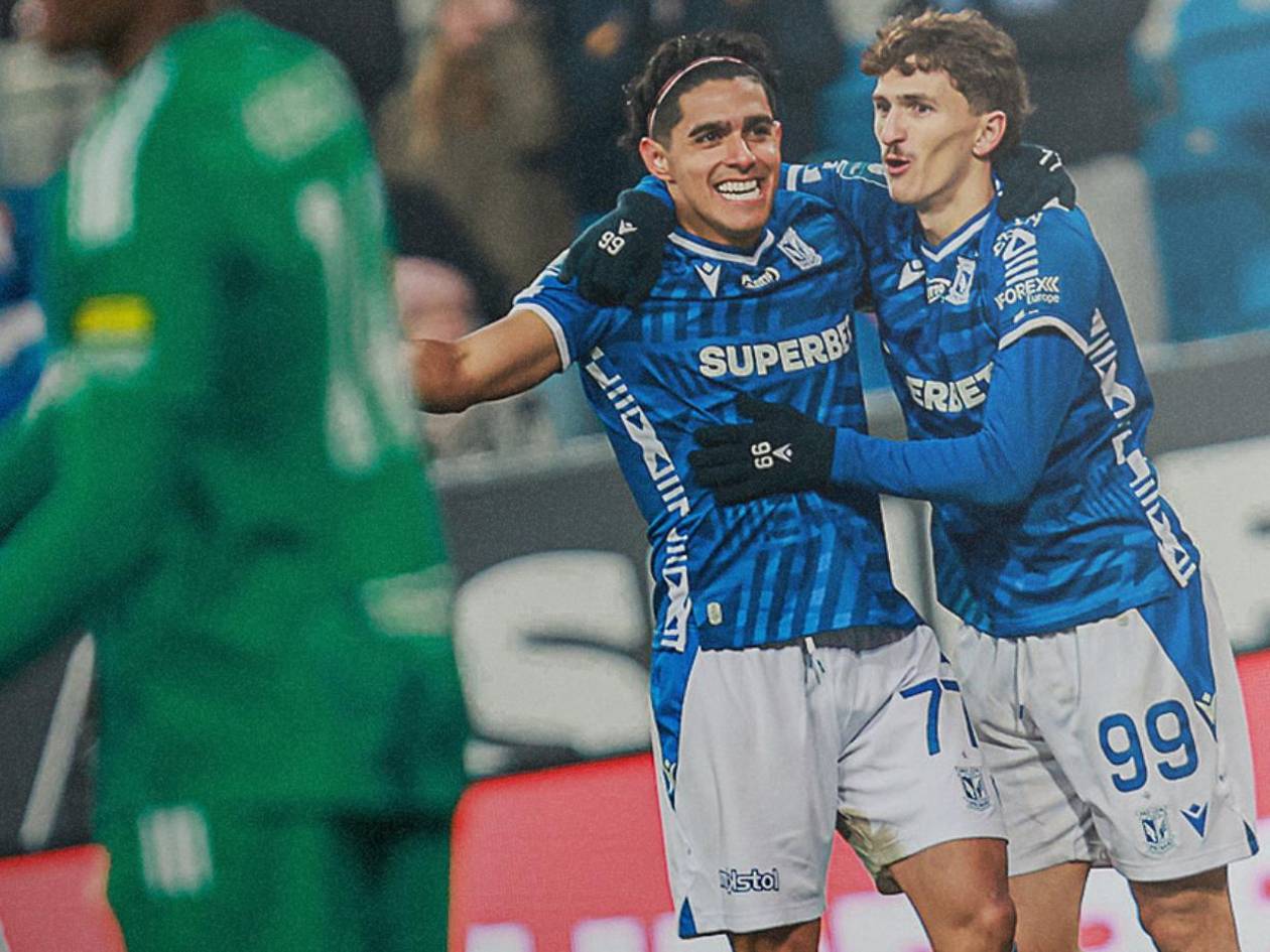 Luis Palma brilla en goleada del Lech Poznań de Polonia sobre Radomiak Radom