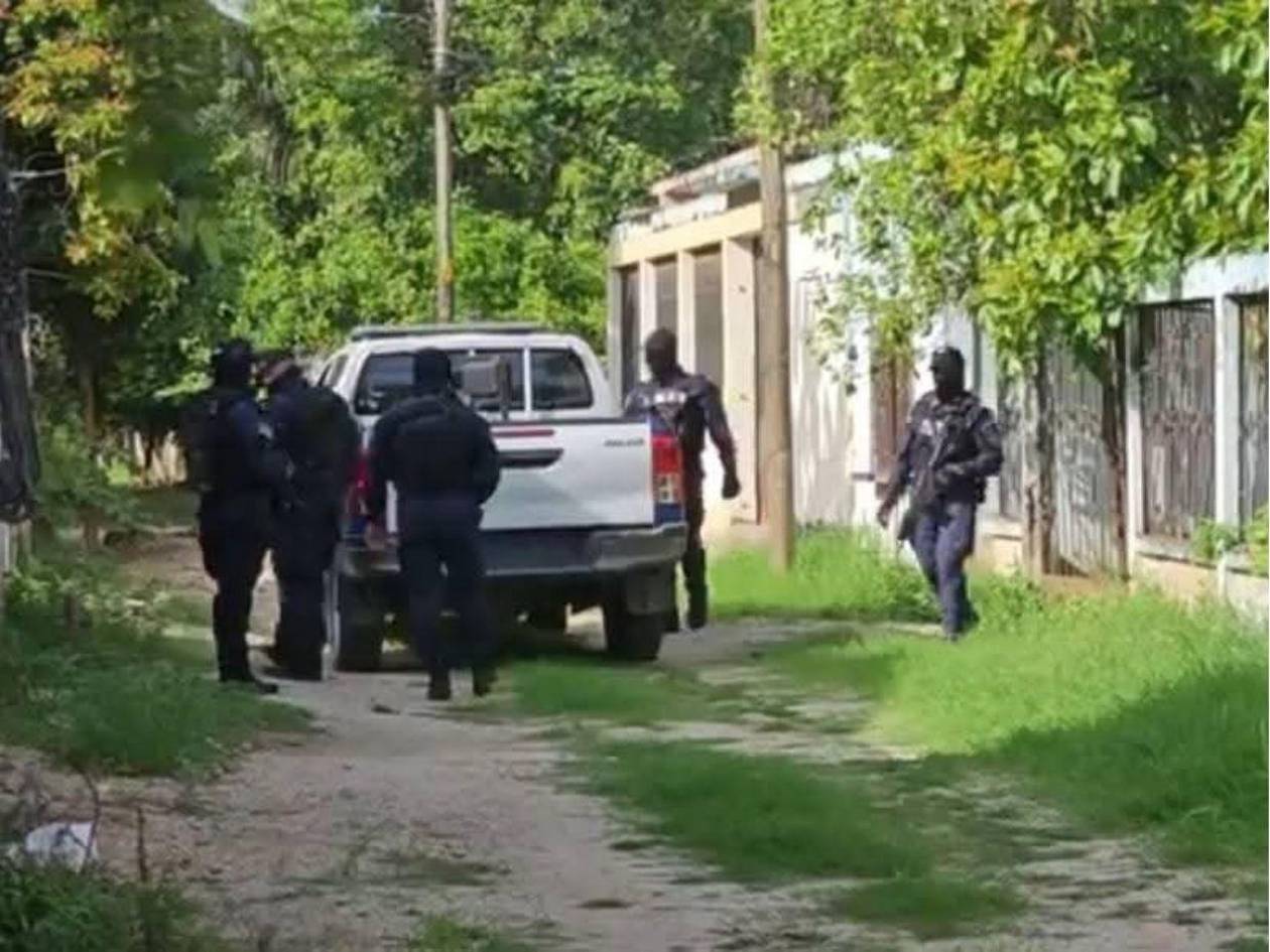 Policía resulta herido tras enfrentamiento armado en SPS; hay detenidos