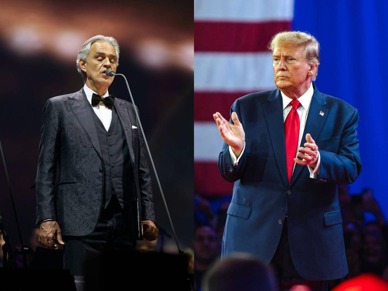 Andrea Bocelli canta para Donald Trump en la Casa Blanca y le llueven críticas