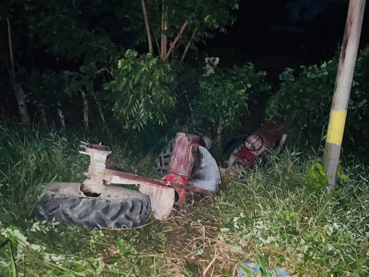 Muere menor de 11 años tras colisión con una rastra en Omoa; su papá está grave