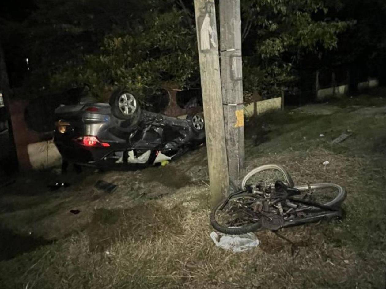 Ciclista muere y otro resulta herido tras ser embestidos por camioneta en Choloma