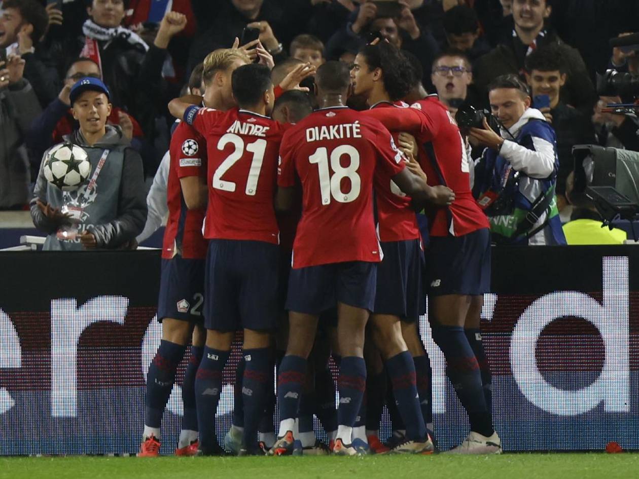 Lille sorprende y tumba a Real Madrid en Champions League