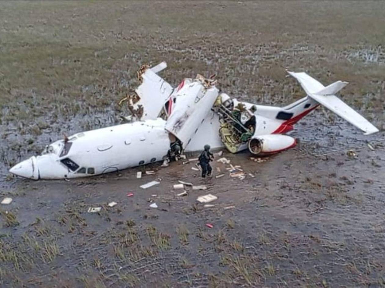 Nadie da razón de coca que venía en jet que cayó en La Mosquitia
