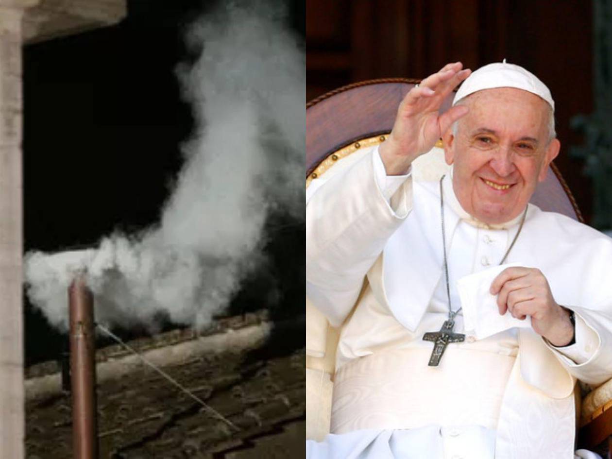 ¿Humo blanco y negro? Qué significan durante el Cónclave para elegir al sucesor del papa Francisco
