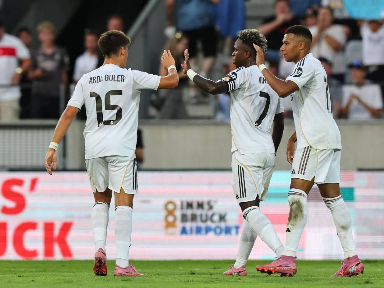 Real Madrid gana por goleada previo a su estreno en LaLiga: Mbappé fue la figura del partido