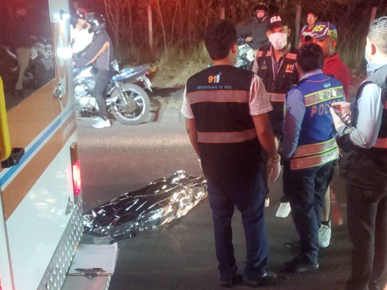 Joven muere al caer de moto que realizaba piques en el anillo periférico