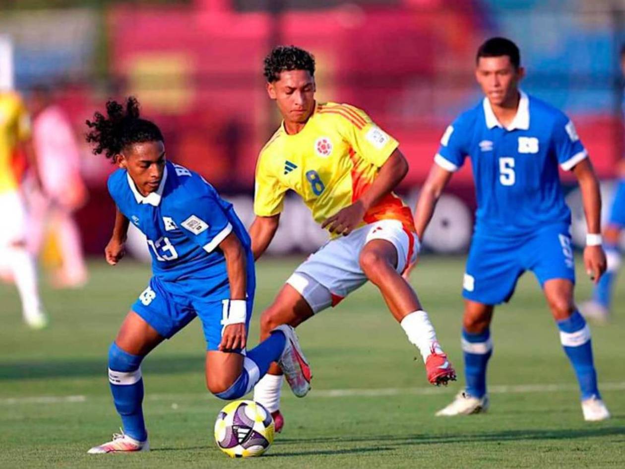 Selección de El Salvador sorprende en el Mundial Sub-17 de Qatar ante colombia