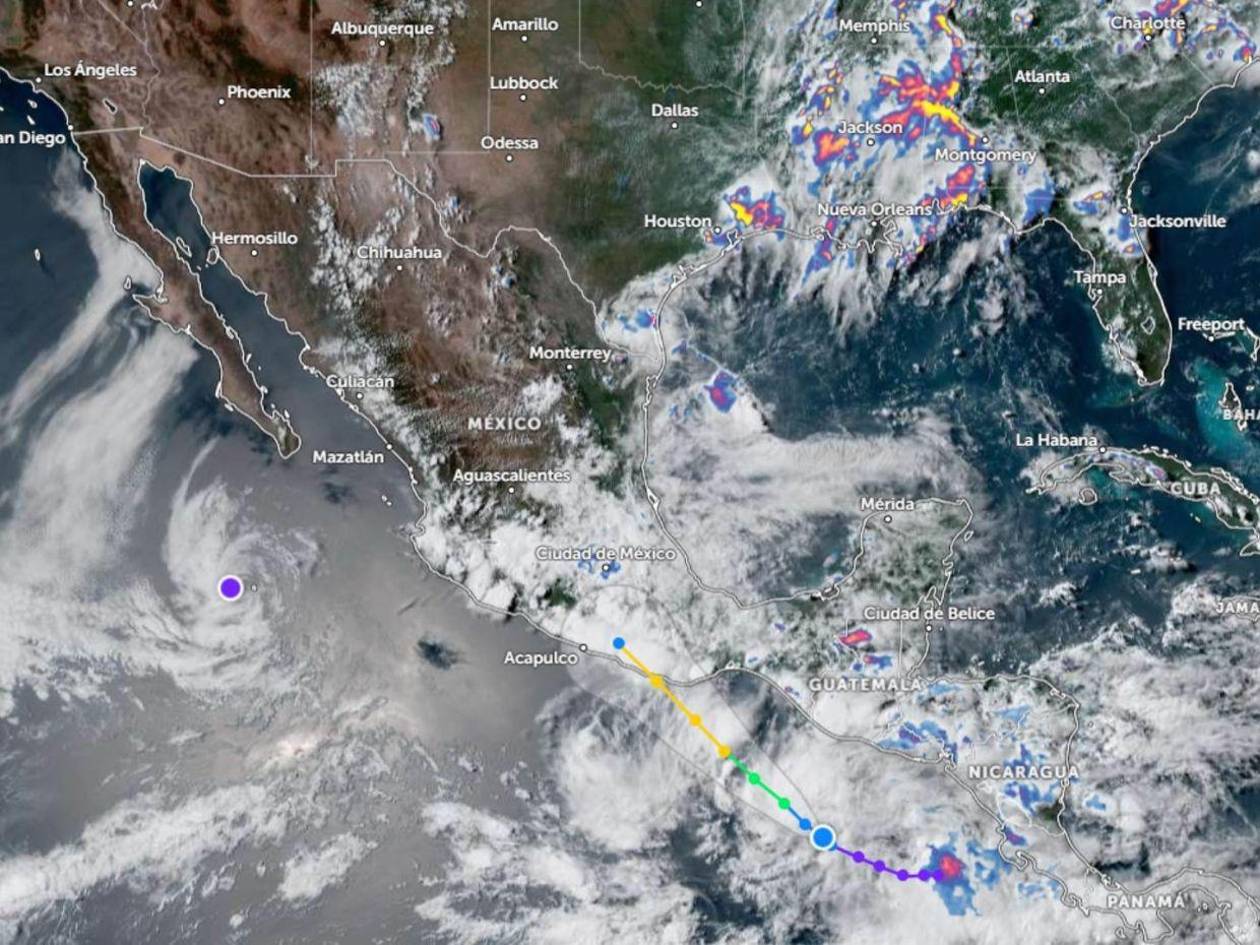 Autoridades alistan costas del Pacífico mexicano ante evolución del huracán Erick