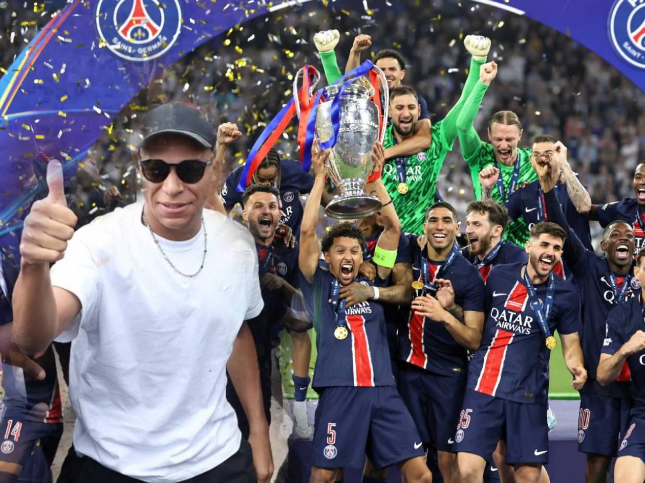 Kylian Mbappé manda mensaje al PSG tras coronarse campeones de la Champions League