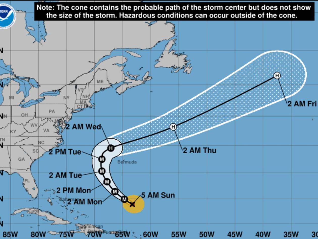 Humberto ya es huracán categoría 5 mientras surge depresión que podría afectar a EE UU